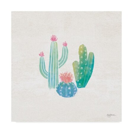 Mary Urban 'Bohemian Cactus Iii' Canvas Art,35x35